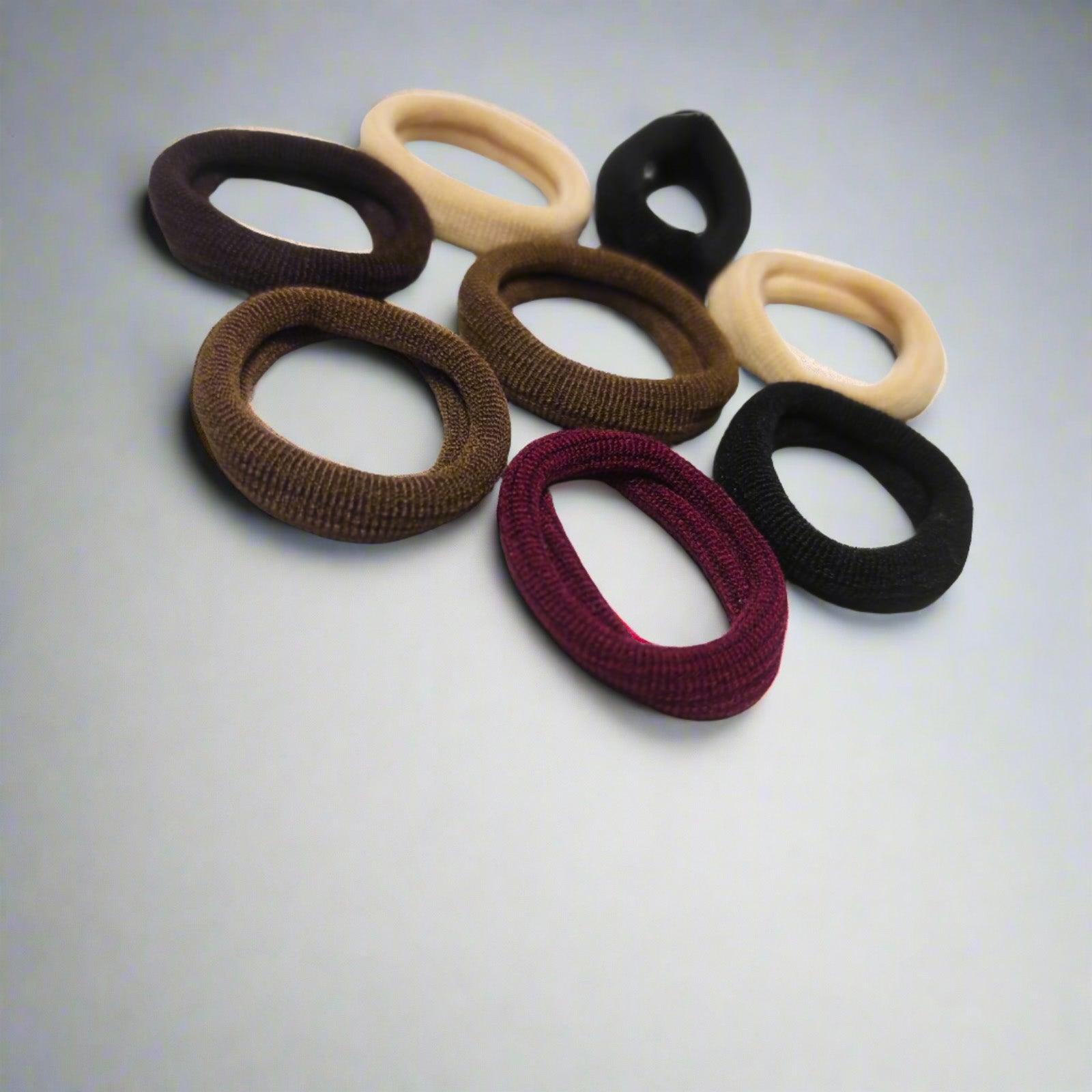 Elastic Stretch Hair Tie Rubber Bands - Assorted