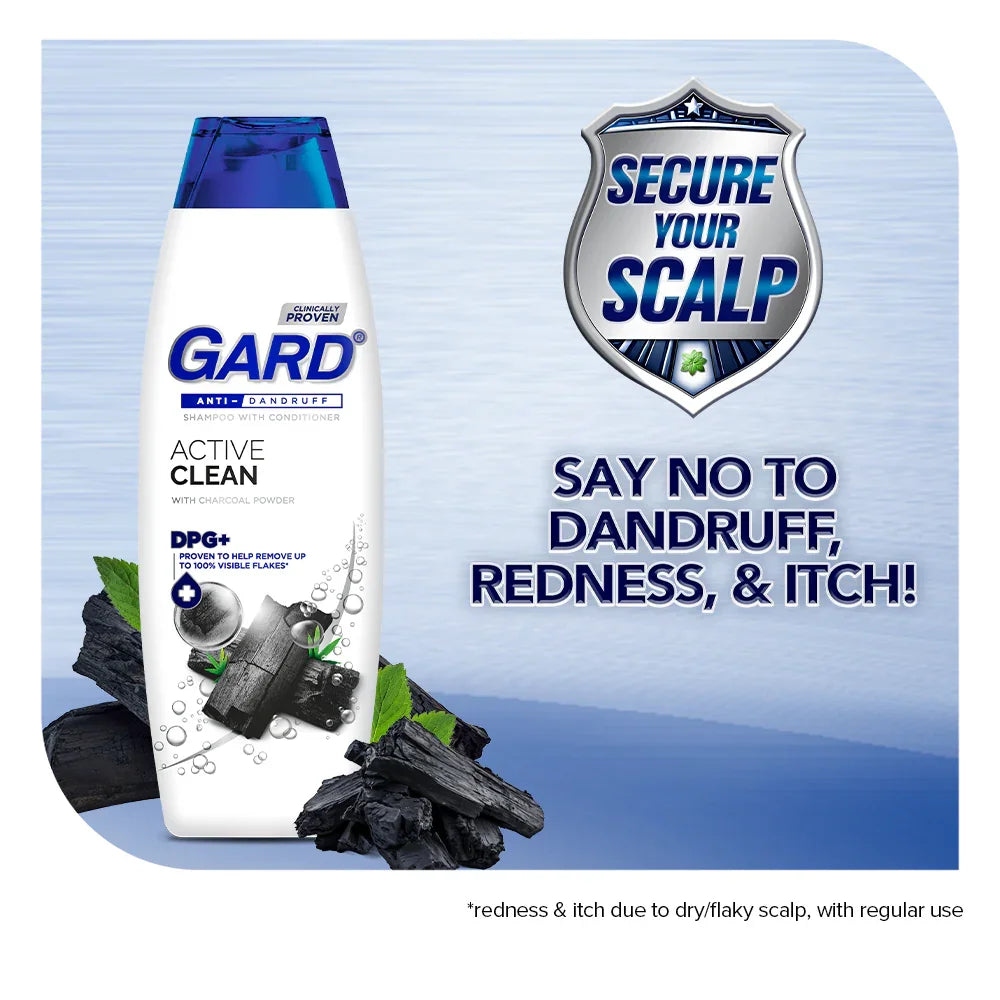 Gard Anti-Dandruff Active Clean Shampoo - 170ml