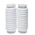 High Quality White Rubber Bands - 24 Pcs