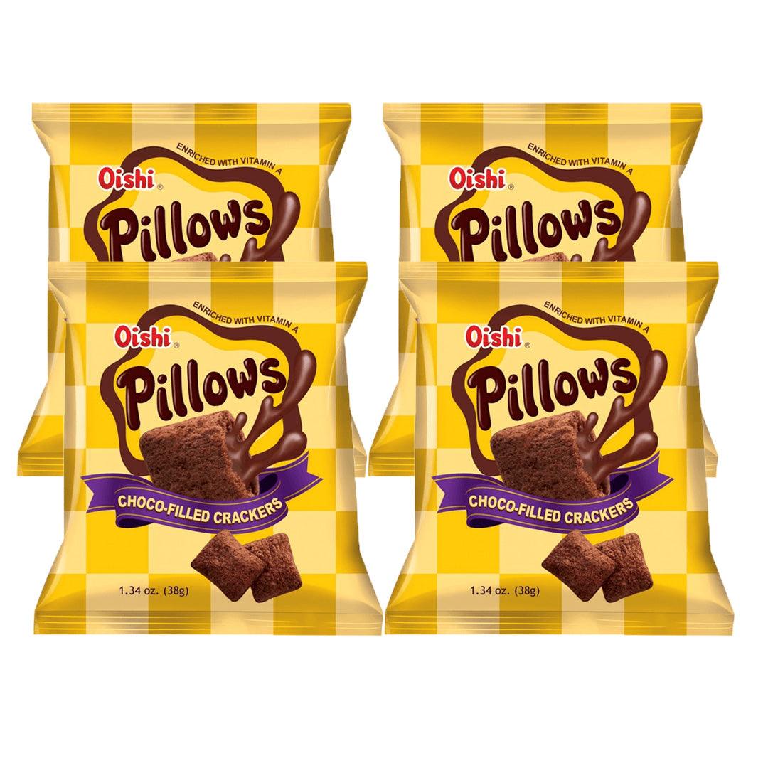 Oishi Pillows Choco-Filled Crackers - 38g (3+1) Offer