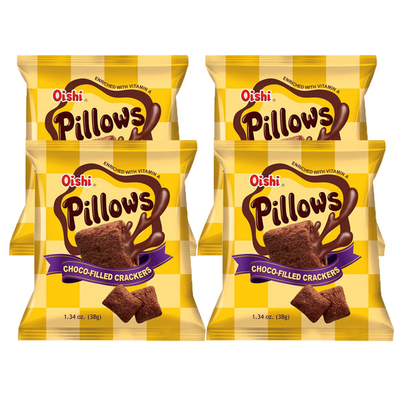 Oishi Pillows Choco-Filled Crackers - 38g (3+1) Offer