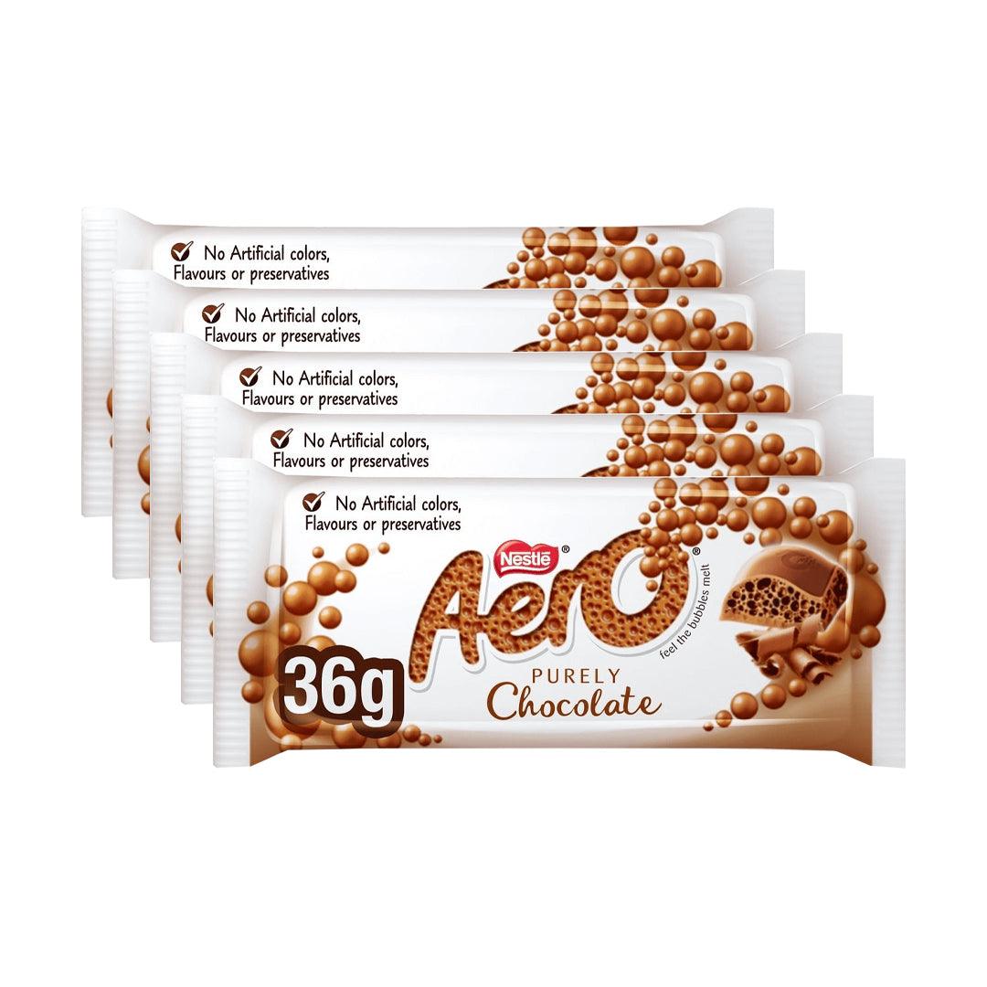 Nestle Aero Purely Chocolate 36g × 5 Pcs (Offer)