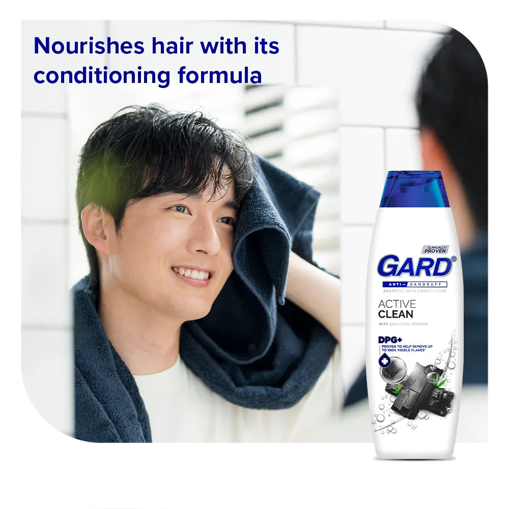Gard Anti-Dandruff Active Clean Shampoo - 170ml
