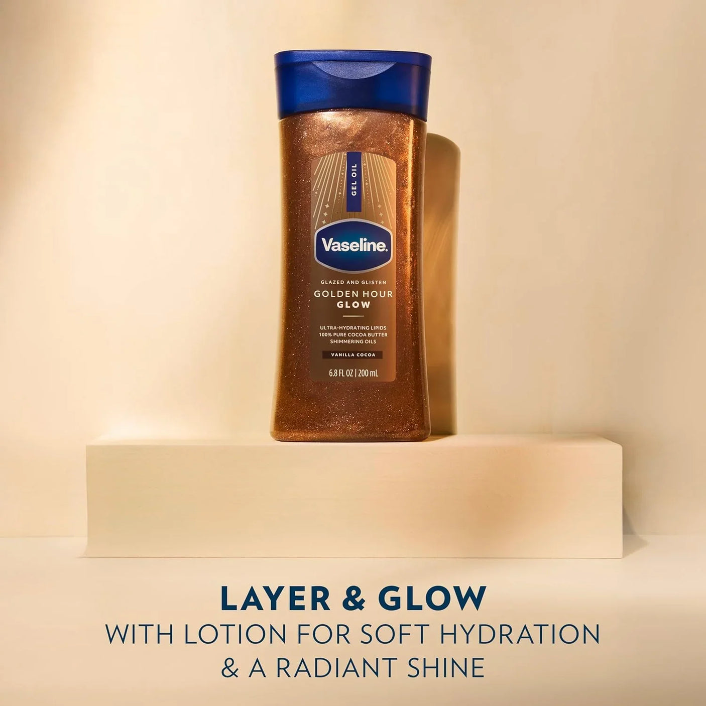 Vaseline Golden Hour Glow Body Shimmer Gel Oil - 200ml