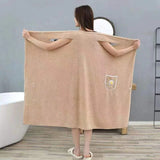 Sleeveless Quick-Dry Wearable Bath Towel