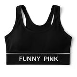 Funny Pink Women's Fancy Camisole Crop Top Sports Bra - FP274