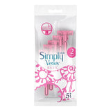 Gillette Simply Venus Basic Women's Disposable Razor - 5 Pcs