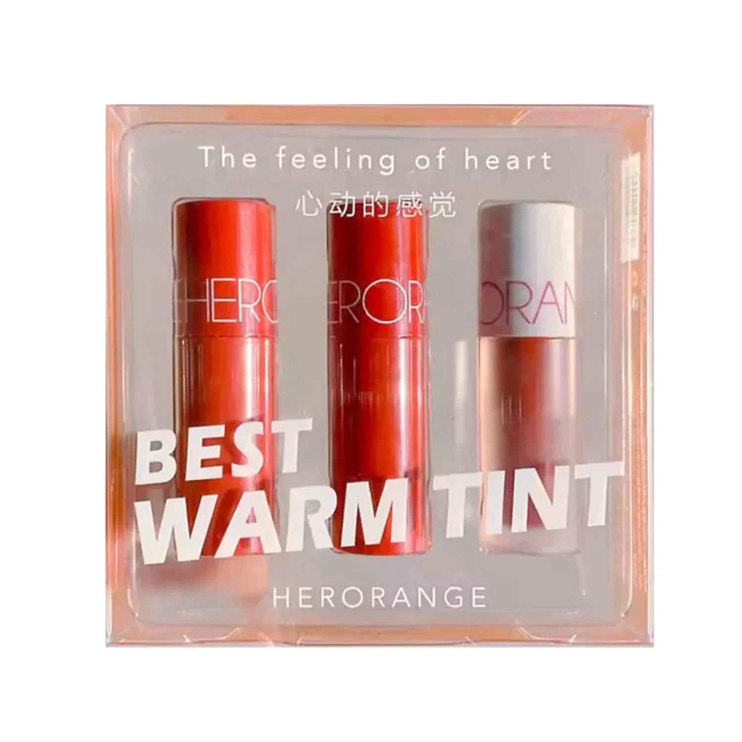 Heronage Warm Tinted Lip Gloss - 3 Pcs Set