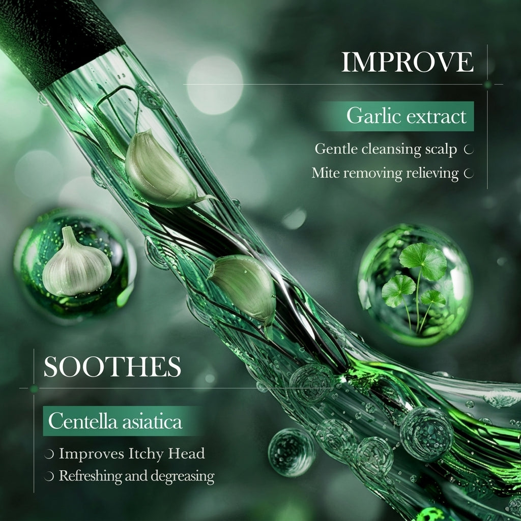 Sadoer Garlic Mite Removing Relieving Shampoo - 300ml