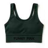 Funny Pink Women's Fancy Camisole Crop Top Sports Bra - FP274
