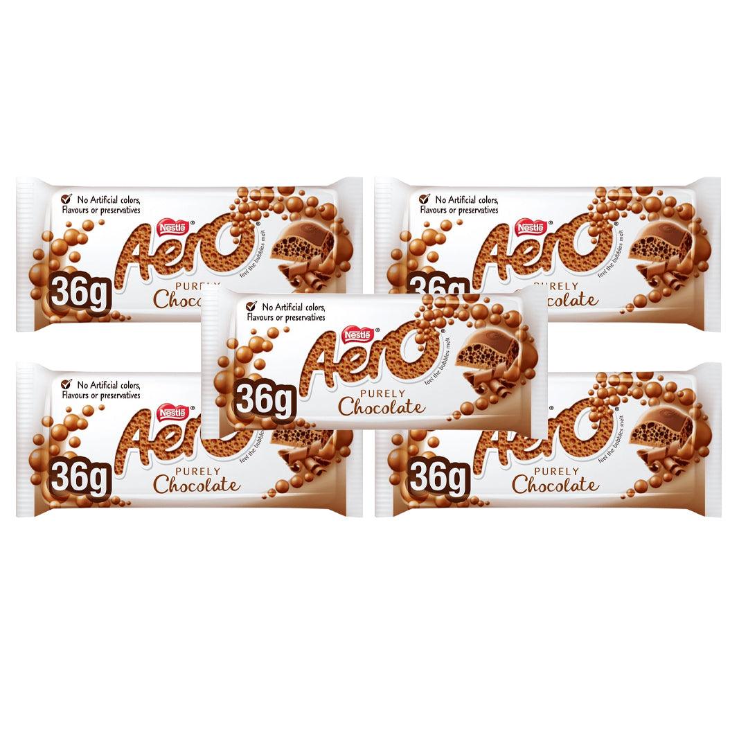 Nestle Aero Purely Chocolate 36g × 5 Pcs (Offer)