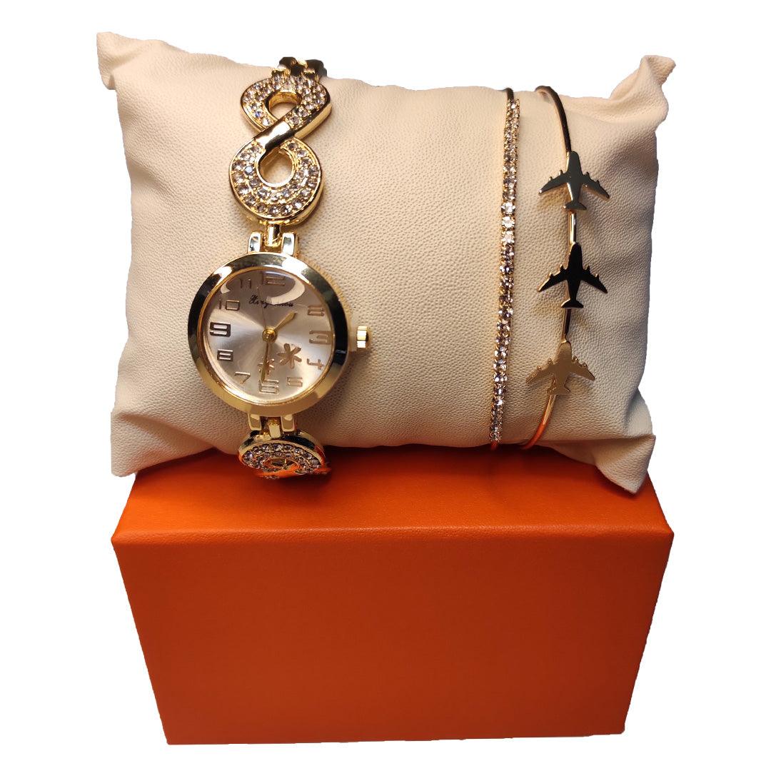 Luxury Women Wrist Watch With Bracelet - WB21