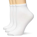 White Active Ankle Socks - 3 Pairs D-161-W