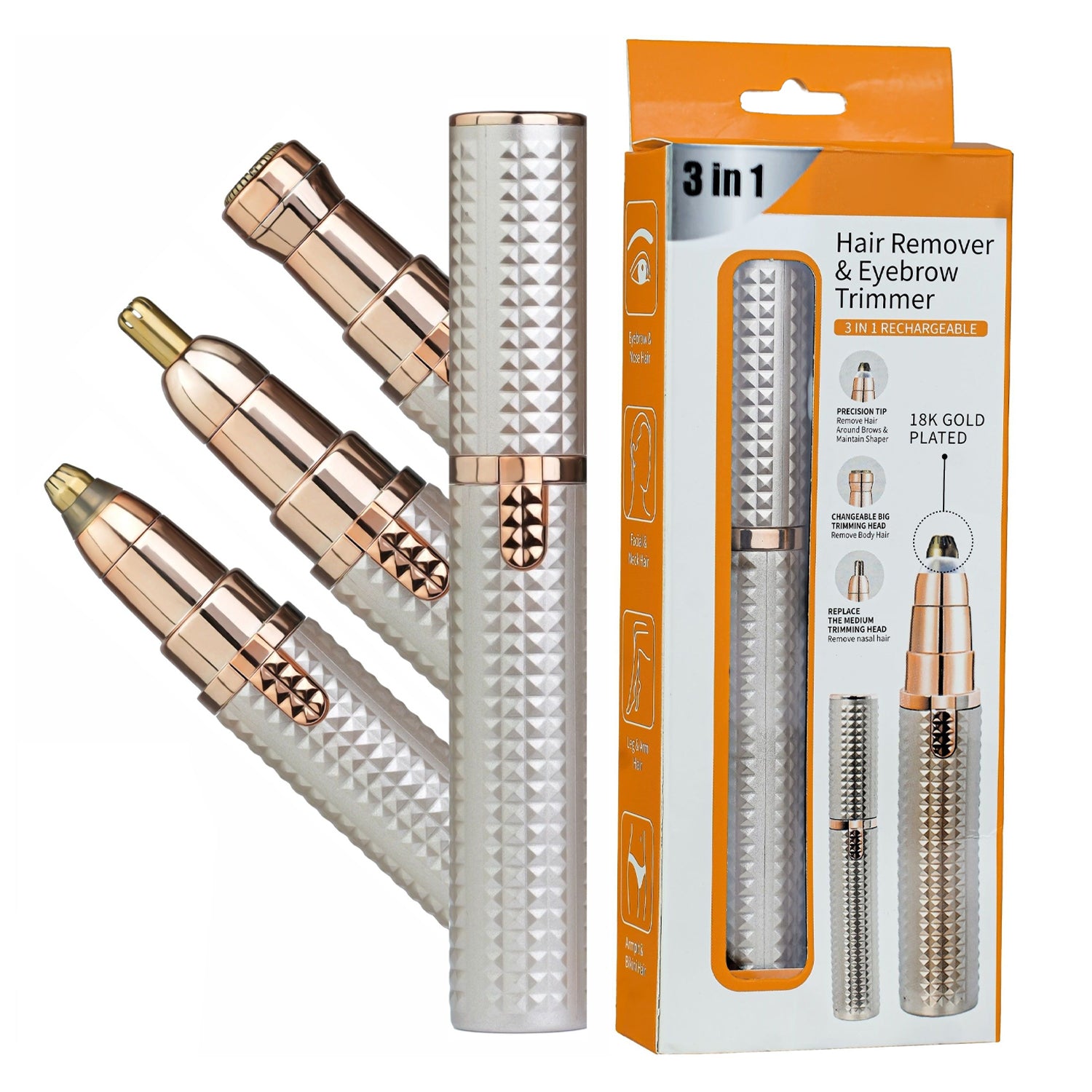 Multifunctional 3 in 1 Hair Remover & Eyebrow Trimmer ZL-806