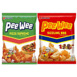 Nutri Snack Pee Wee Sizzling BBQ + Pizza Flavored Snack - 2Pcs × 95g