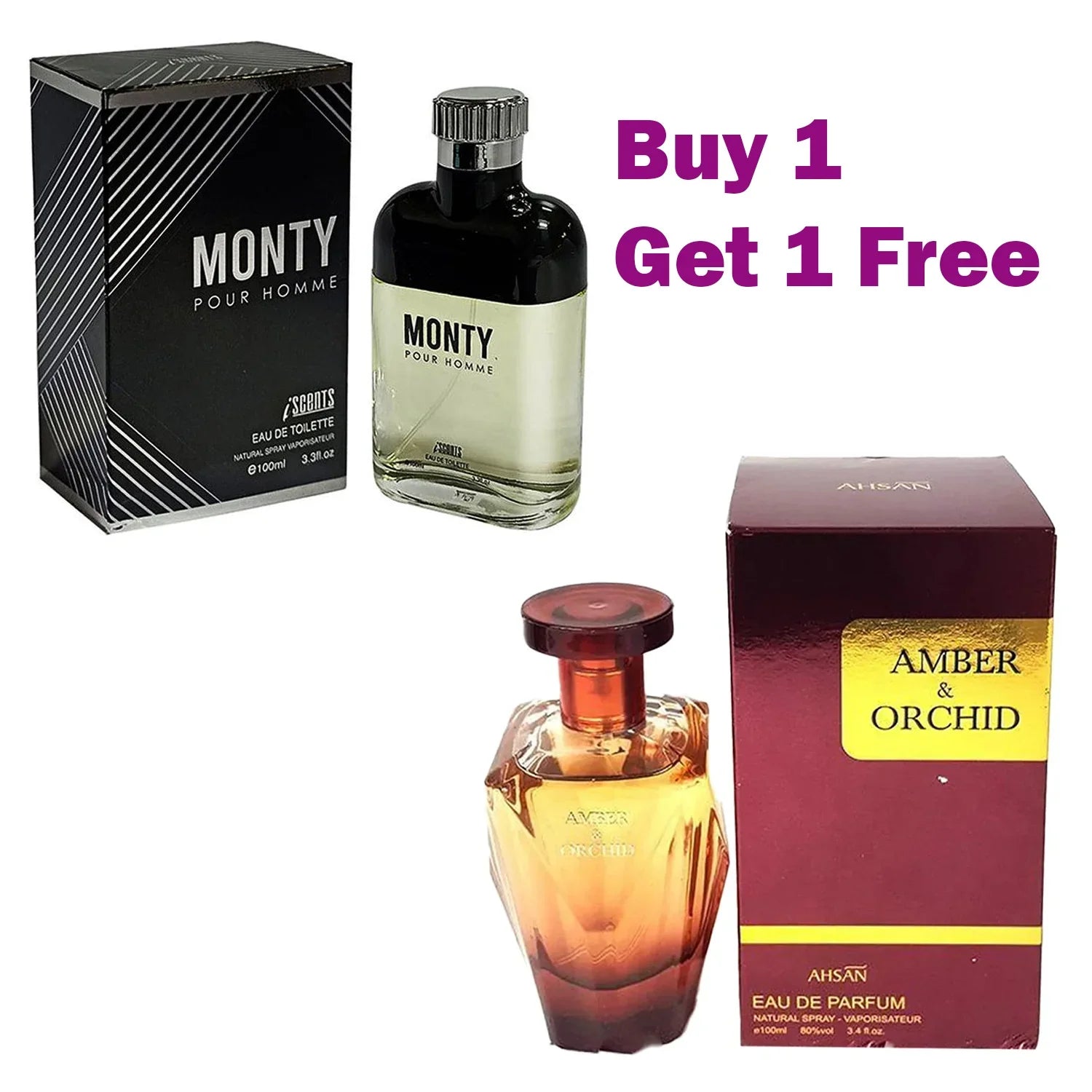 Monty + Amber Orchid Perfumes 1+1 PR-87