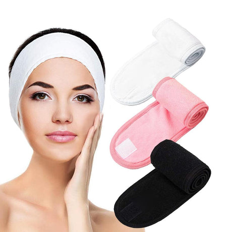 عصابة رأس قابلة للتعديل لمكياج الوجه والسبا - B02