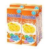 Dutch Mill Yoghurt Drink Orange Flavour - 180ml × 4 Pcs