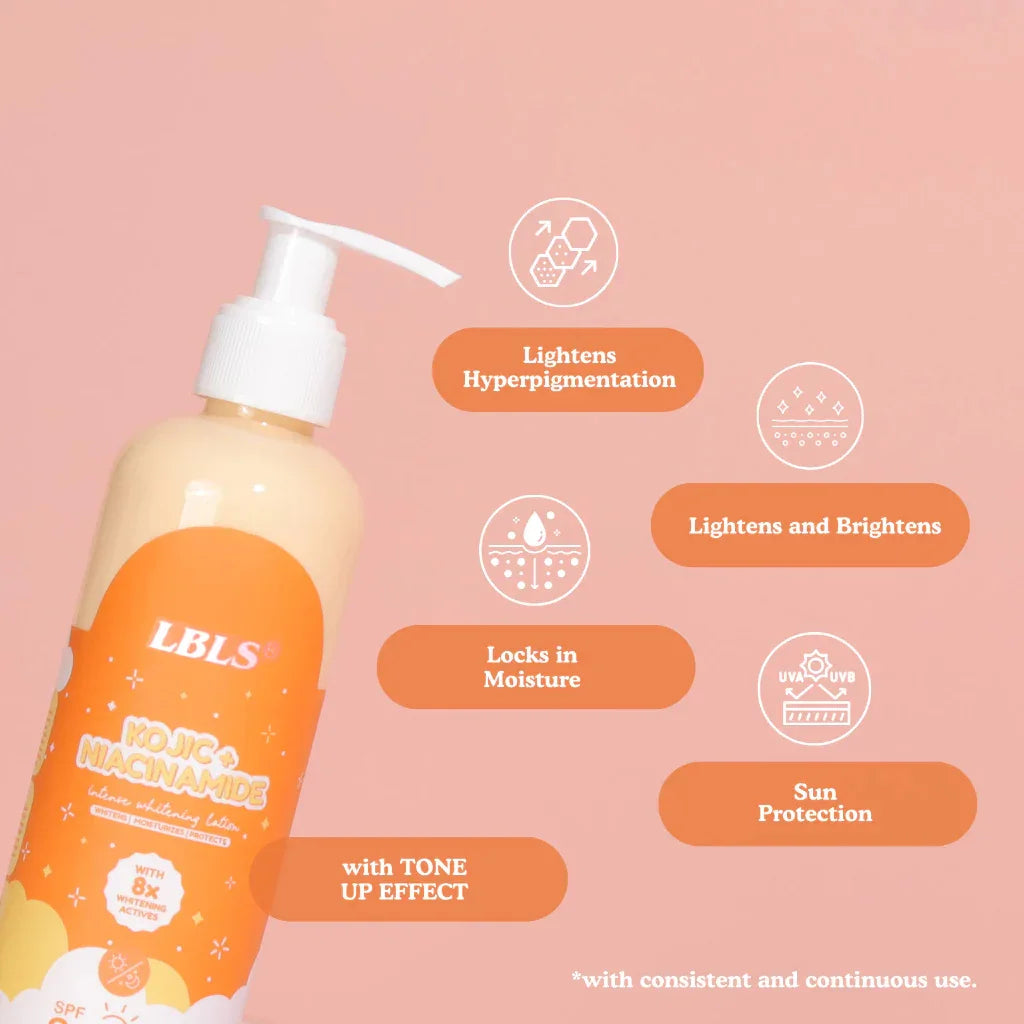 LBLS Kojic + Niacinamide Brightening Lotion SPF30 - 250ml