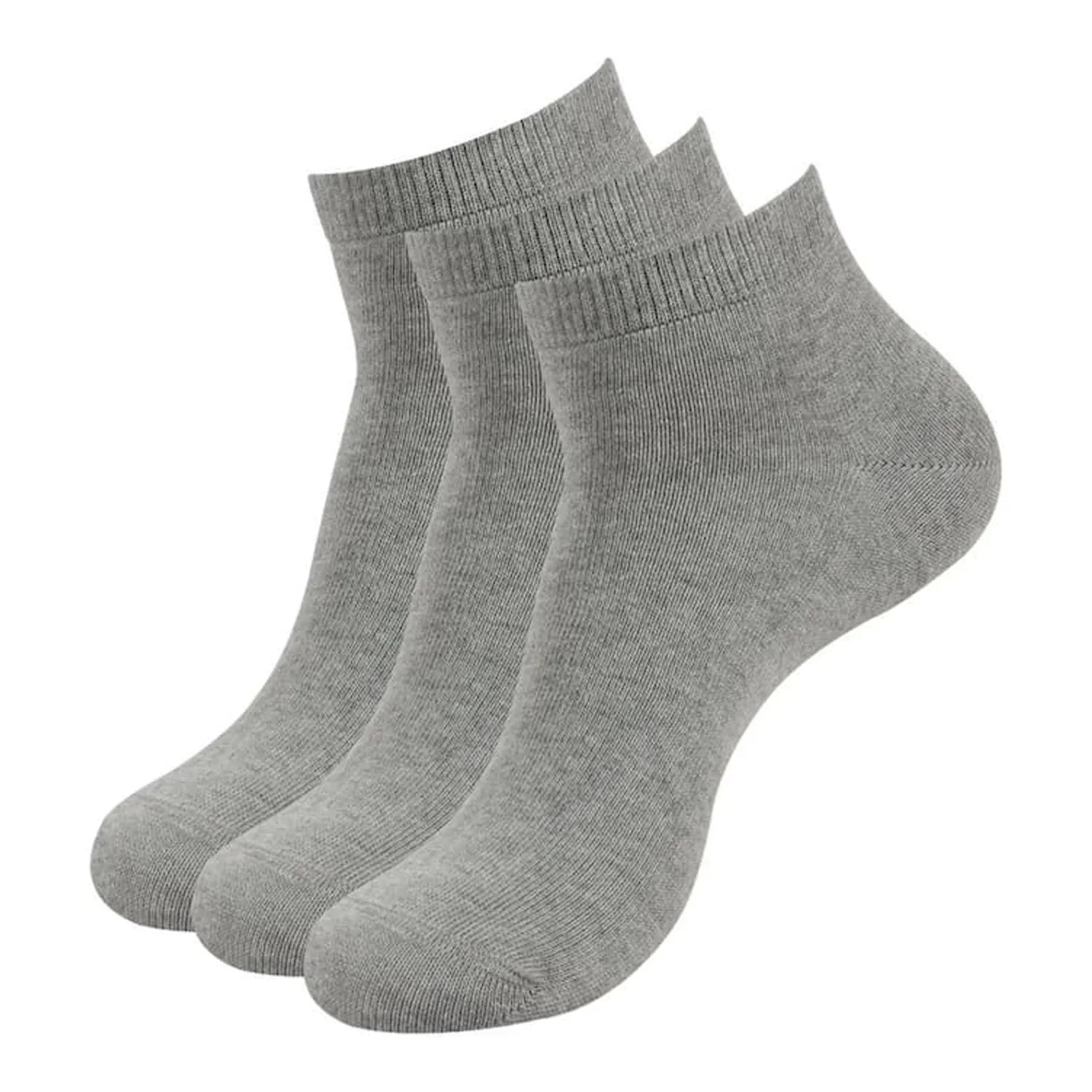 Gray Active Ankle Socks - 3 Pairs (172)