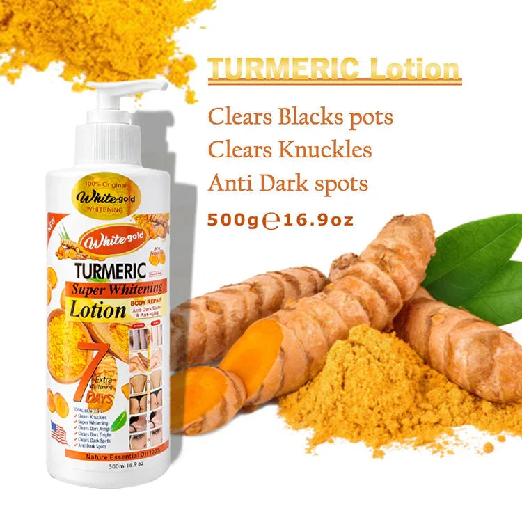 White Gold Turmeric Super Brightening Body Repair Lotion - 500ml