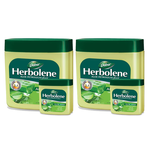 Dabur Herbolene Aloe Petroleum Jelly - 425ml + 115ml (2 Pcs)