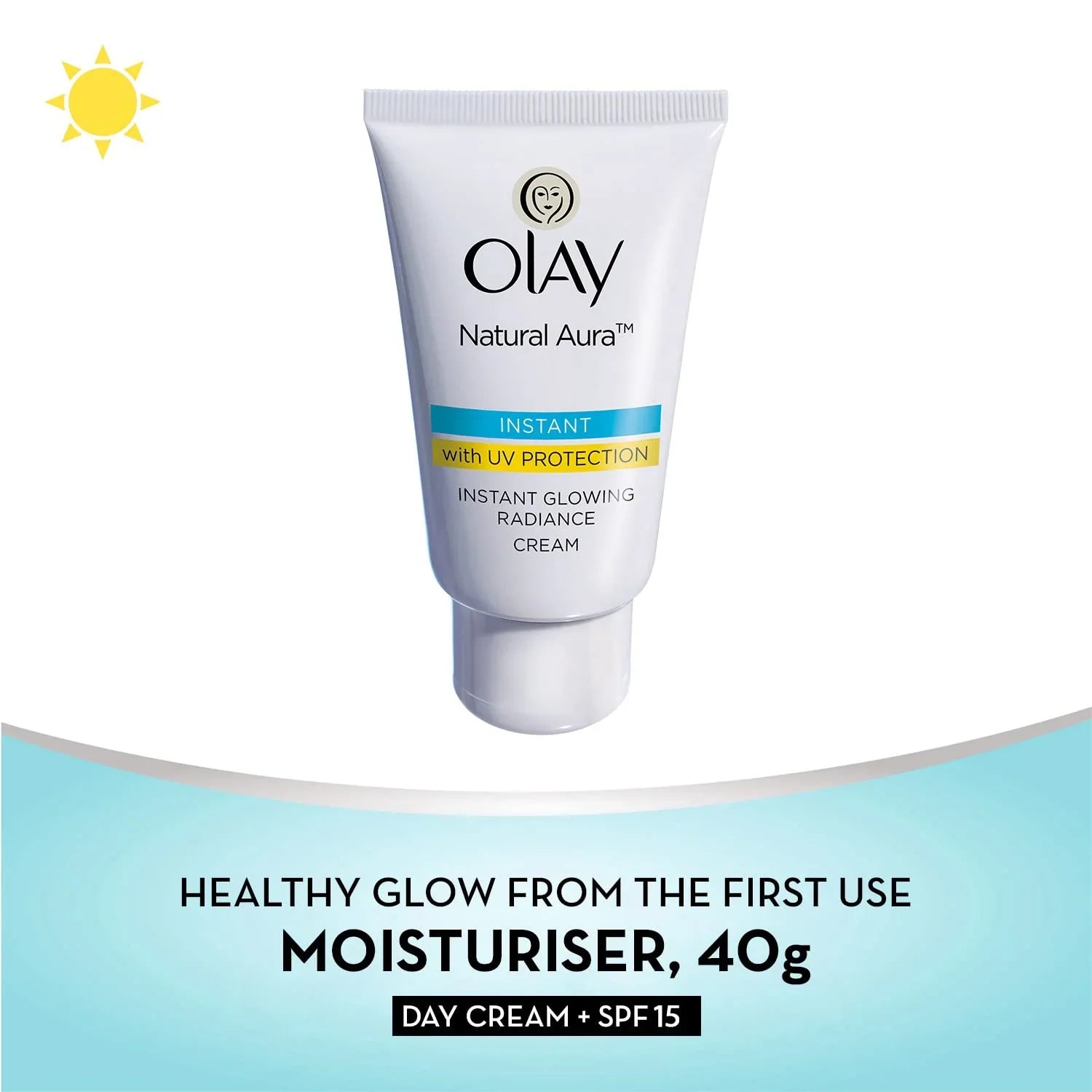 Olay Natural Aura Instant Glowing Radiance Cream - 40g