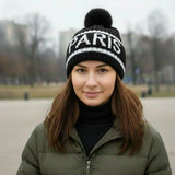 Paris Winter Warm Knit Beanie Hat
