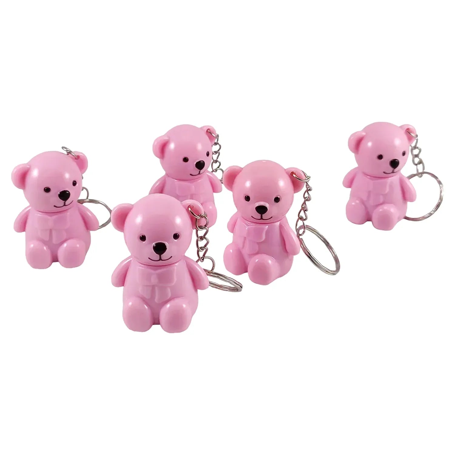Favor Beauty Pink Bear Matte Lipgloss Set With Keyring - 1 Pcs