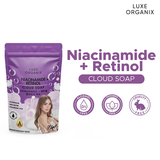 Luxe Organix Niacinamide + Retinol Cloud Soap - 180g