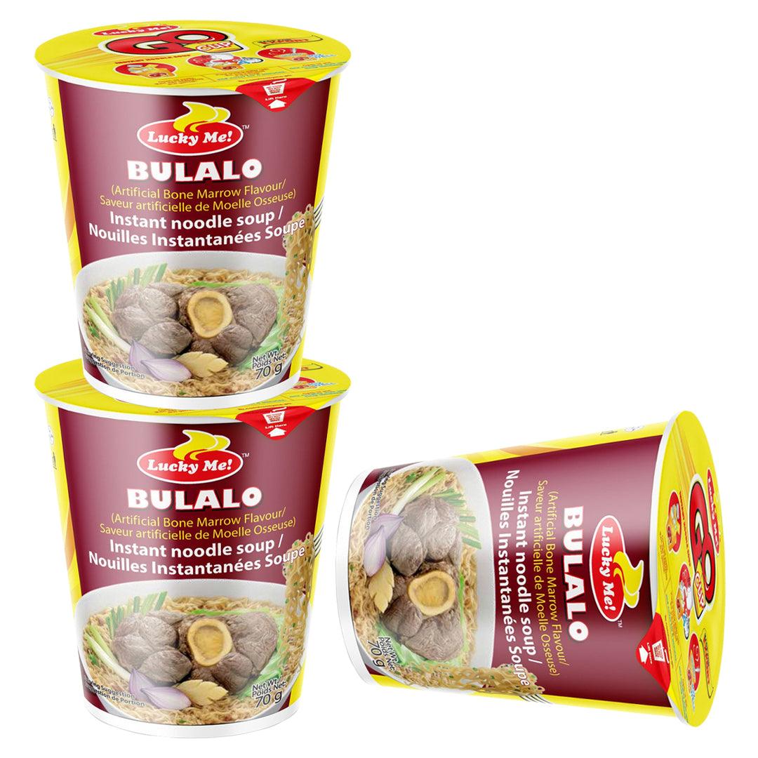 Lucky Me Bulalo Mami Cup Noodles - 70g × 3 Pcs (Offer)