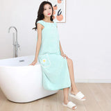 Sleeveless Quick-Dry Wearable Bath Towel