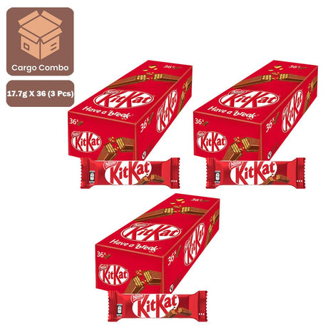Kitkat 2 Finger Chocolate 17.7g X 36 (3 Pcs)