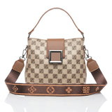 Women's Korean Style Vintage Crossbody Bucket Bag - 6360#