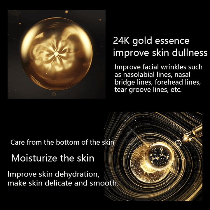 24k Gold Luxury Care Foil Hydration Skin Care 5Pcs Set - Pinoyhyper