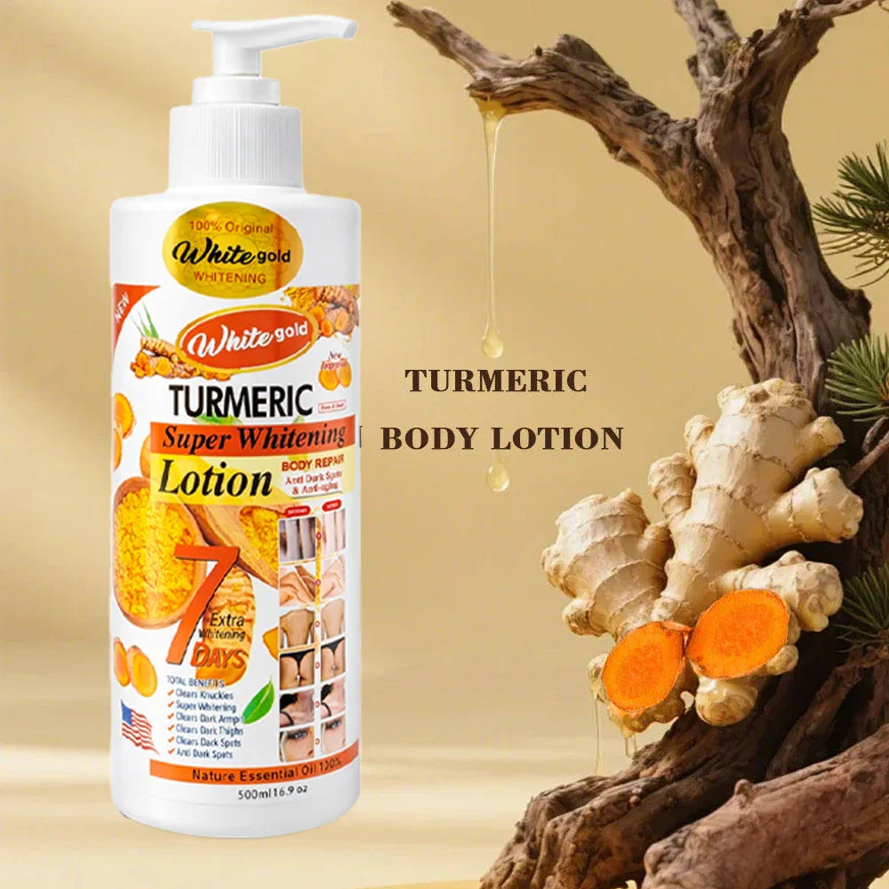 White Gold Turmeric Super Brightening Body Repair Lotion - 500ml