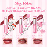 بلسم شفاه مرطب وملوّن يمنح الشفاه مظهراً متألقاً من Glad2Glow - 3 جم