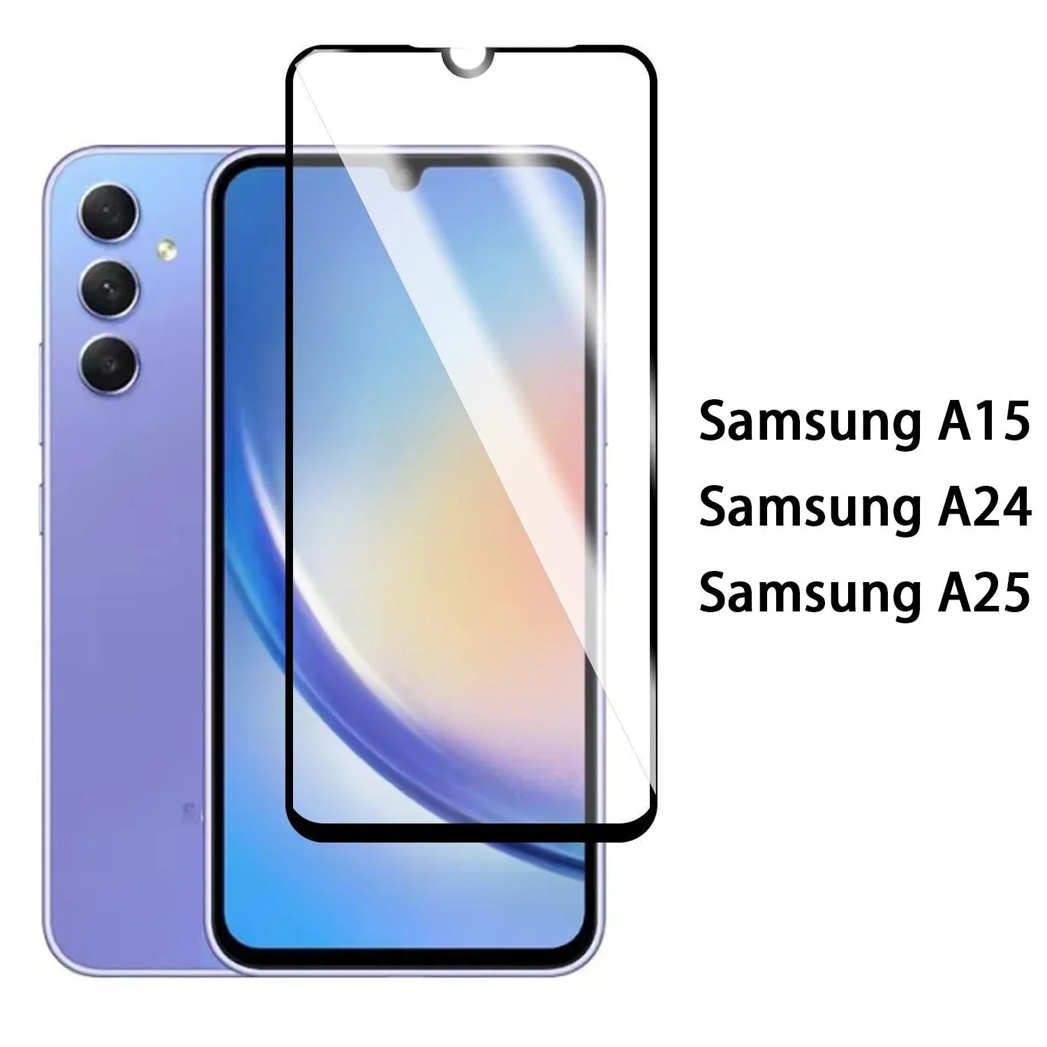 Samsung A15/A24/A25 HD Temper Glass