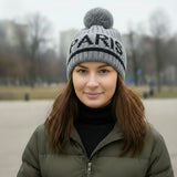 Paris Winter Warm Knit Beanie Hat