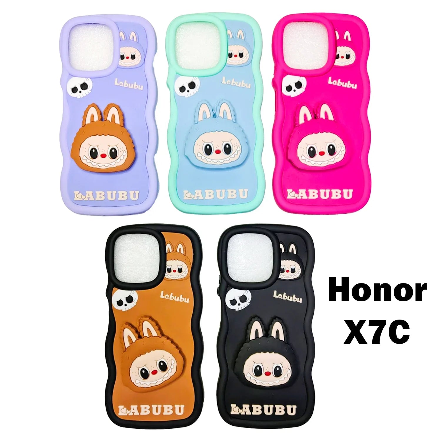 Honor X7C Labubu Soft Silicone Phone Case