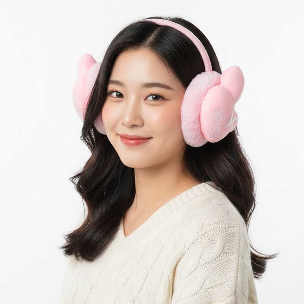 Dream Mickey Design Cozy Faux Fur Winter Ear Muffs