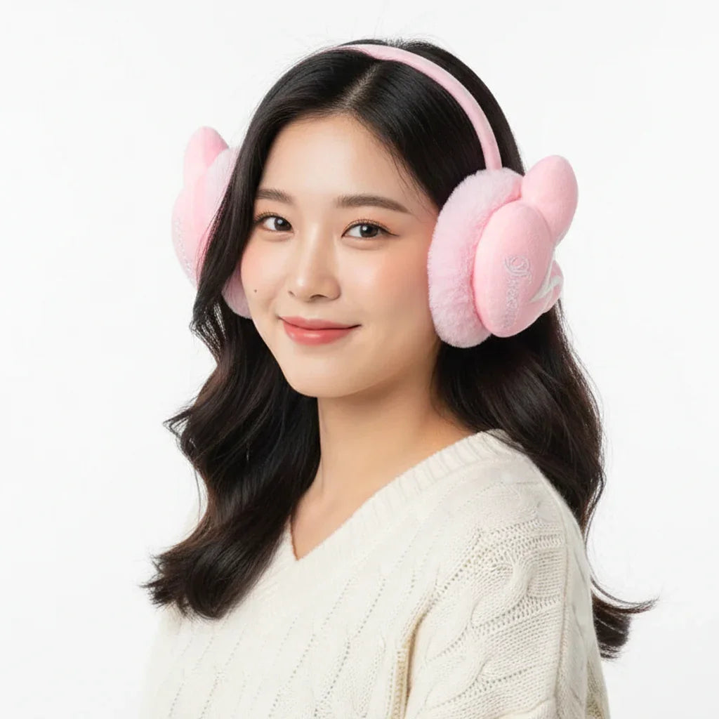 Dream Mickey Design Cozy Faux Fur Winter Ear Muffs