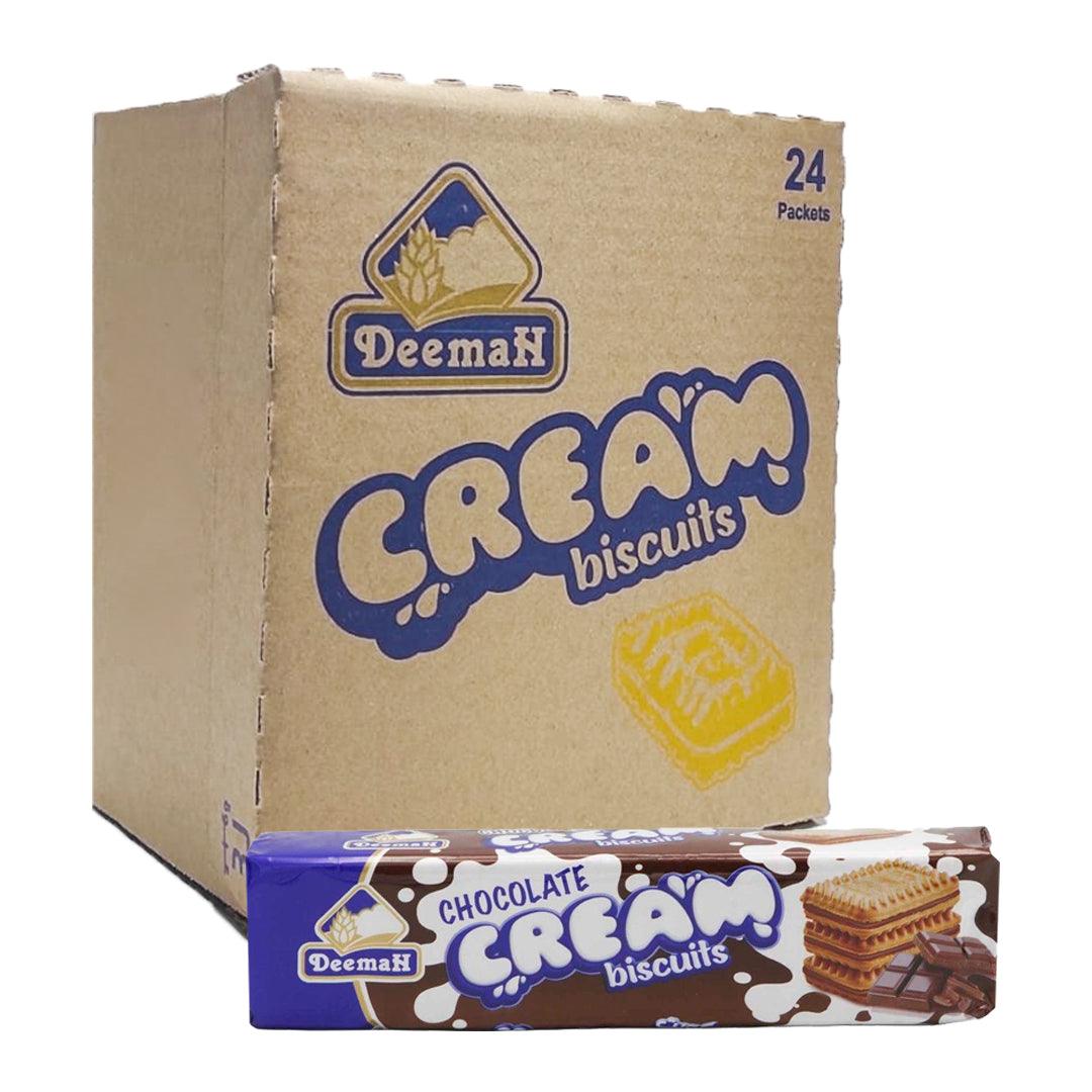 Chocolate Cream Biscuits Deemah (24 Packets x 90g)