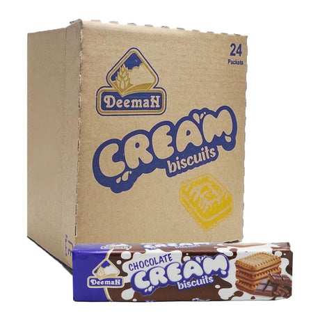 Chocolate Cream Biscuits Deemah (24 Packets x 90g)