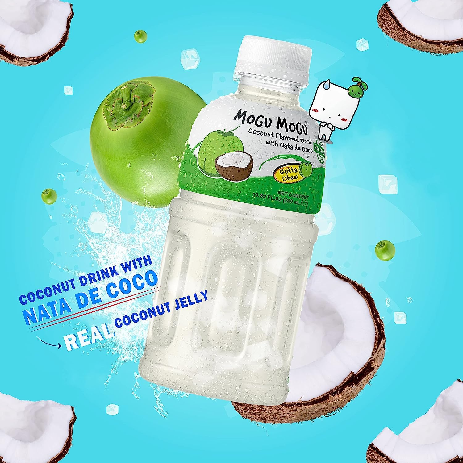 Mogu Mogu Coconut Juice with Nata de Coco - 320ml