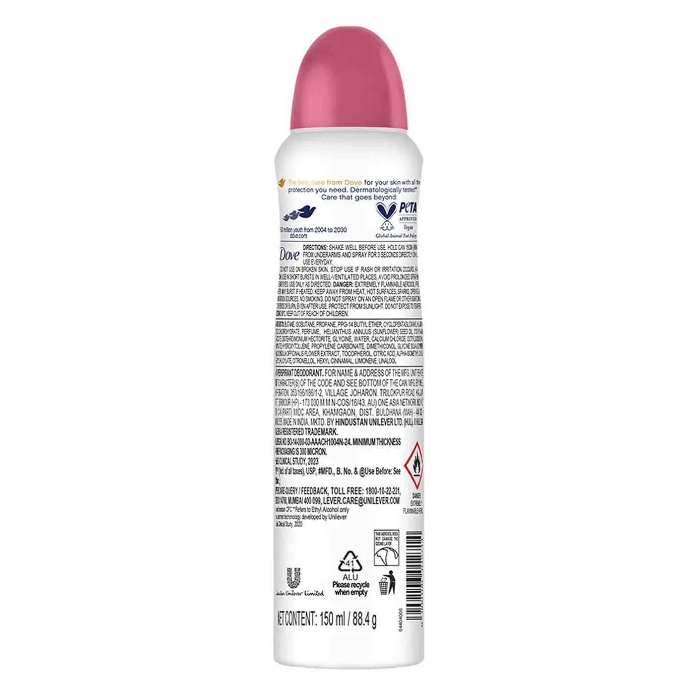 Dove Advanced Care Even Tone 72h Deodorant Spray - 150ml