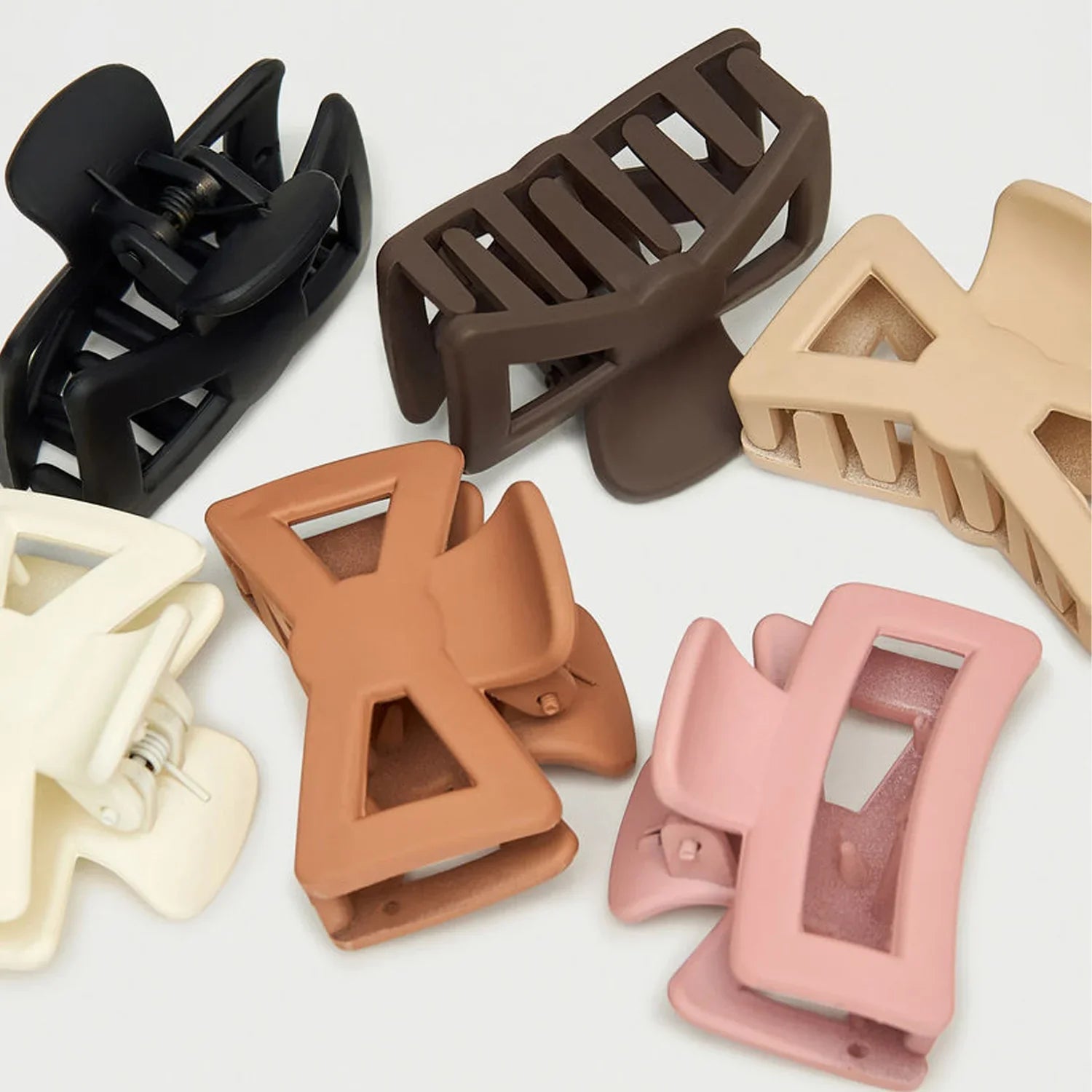 Unique Design Hair Claw Clips - 12 Pcs (KT-84B)