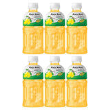 Mogu Mogu Mango Juice With Nata De Coco - 320ml × 6 Pcs