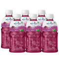 Mogu Mogu Grape Juice with Nata de Coco - 320ml × 6 Pcs