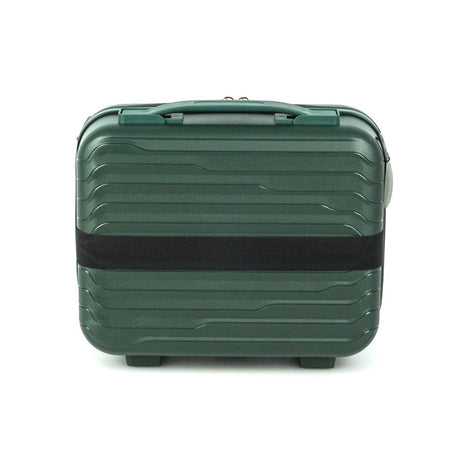 American Flyer Luggage Bag 13 Inch Cabin Size Luggage Trolly - Dark Green